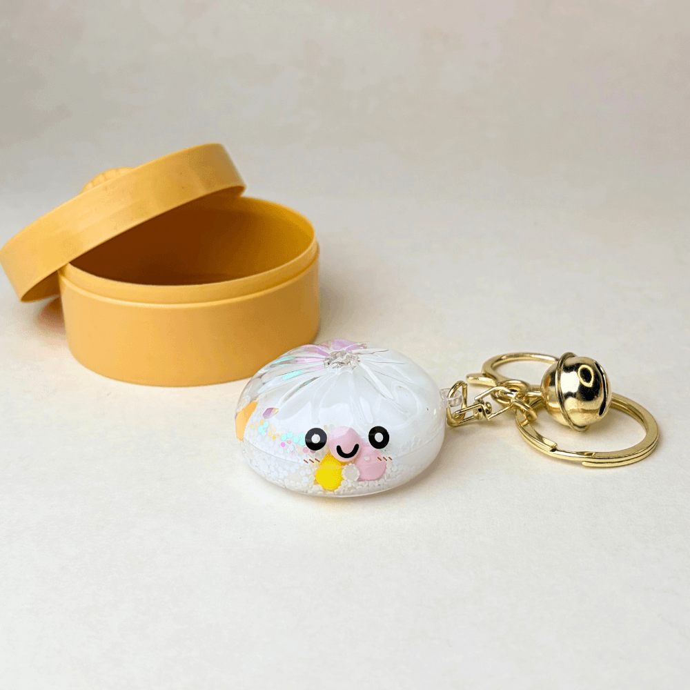 Mystery Dumpling Keychain - Hard shell not squeezable