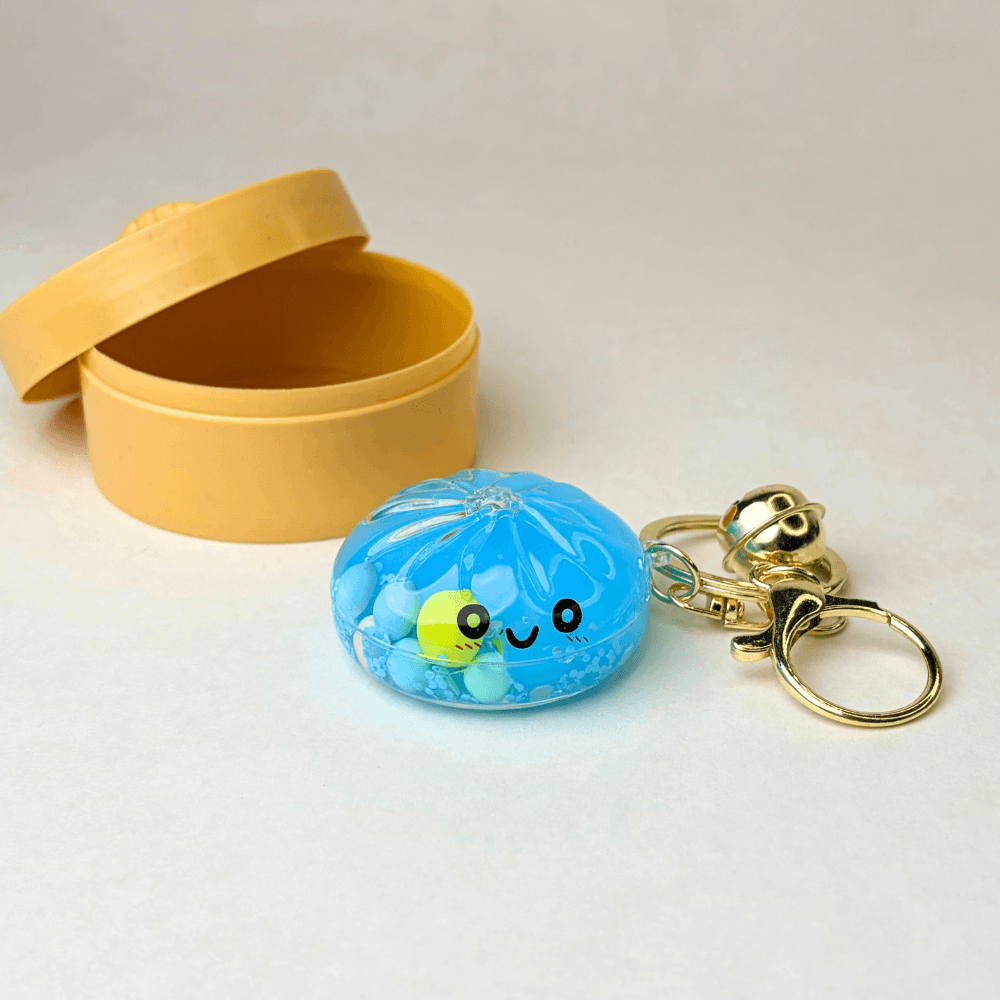 Mystery Dumpling Keychain - Hard shell not squeezable