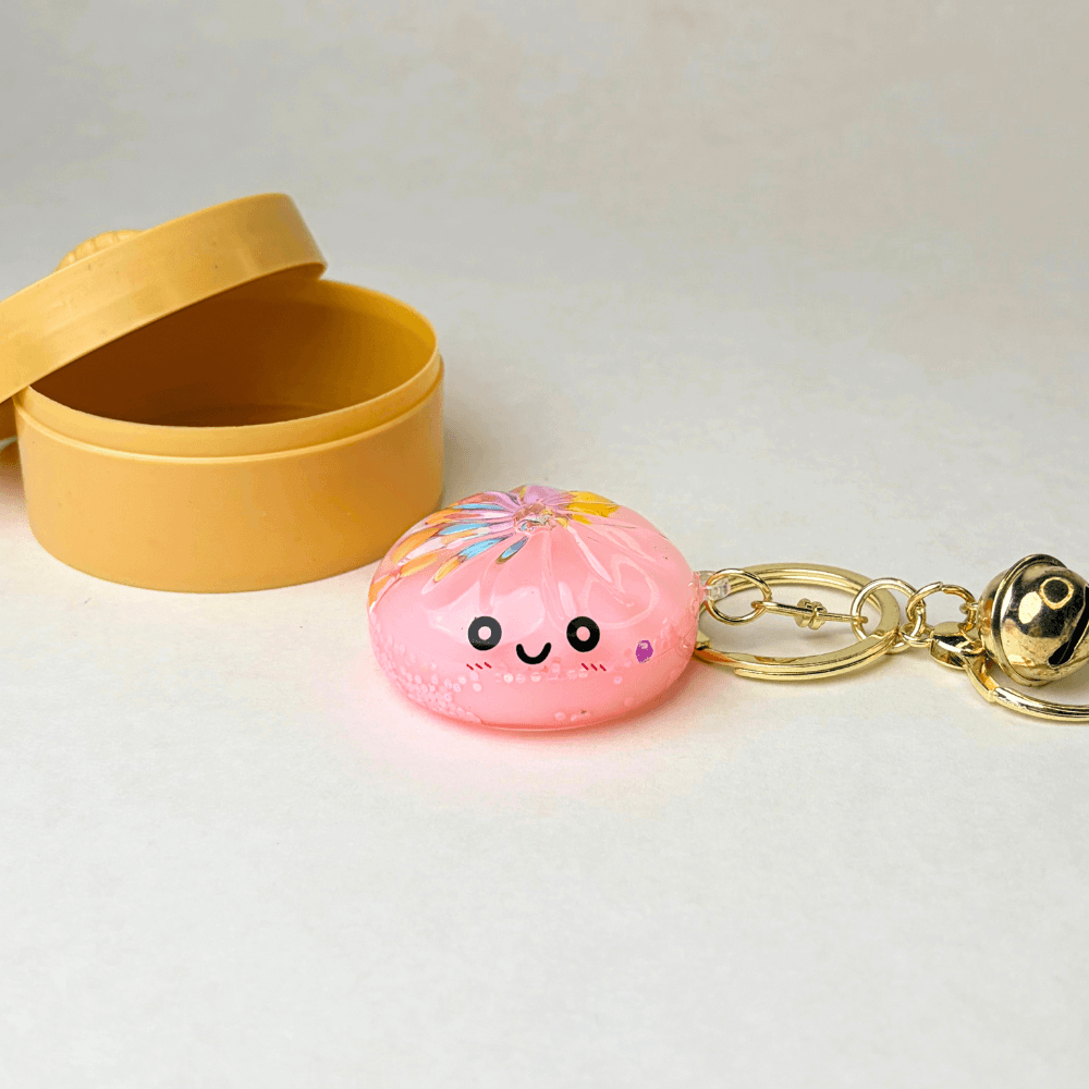Mystery Dumpling Keychain - Hard shell not squeezable