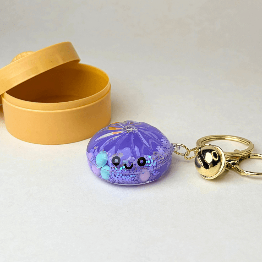Mystery Dumpling Keychain - Hard shell not squeezable