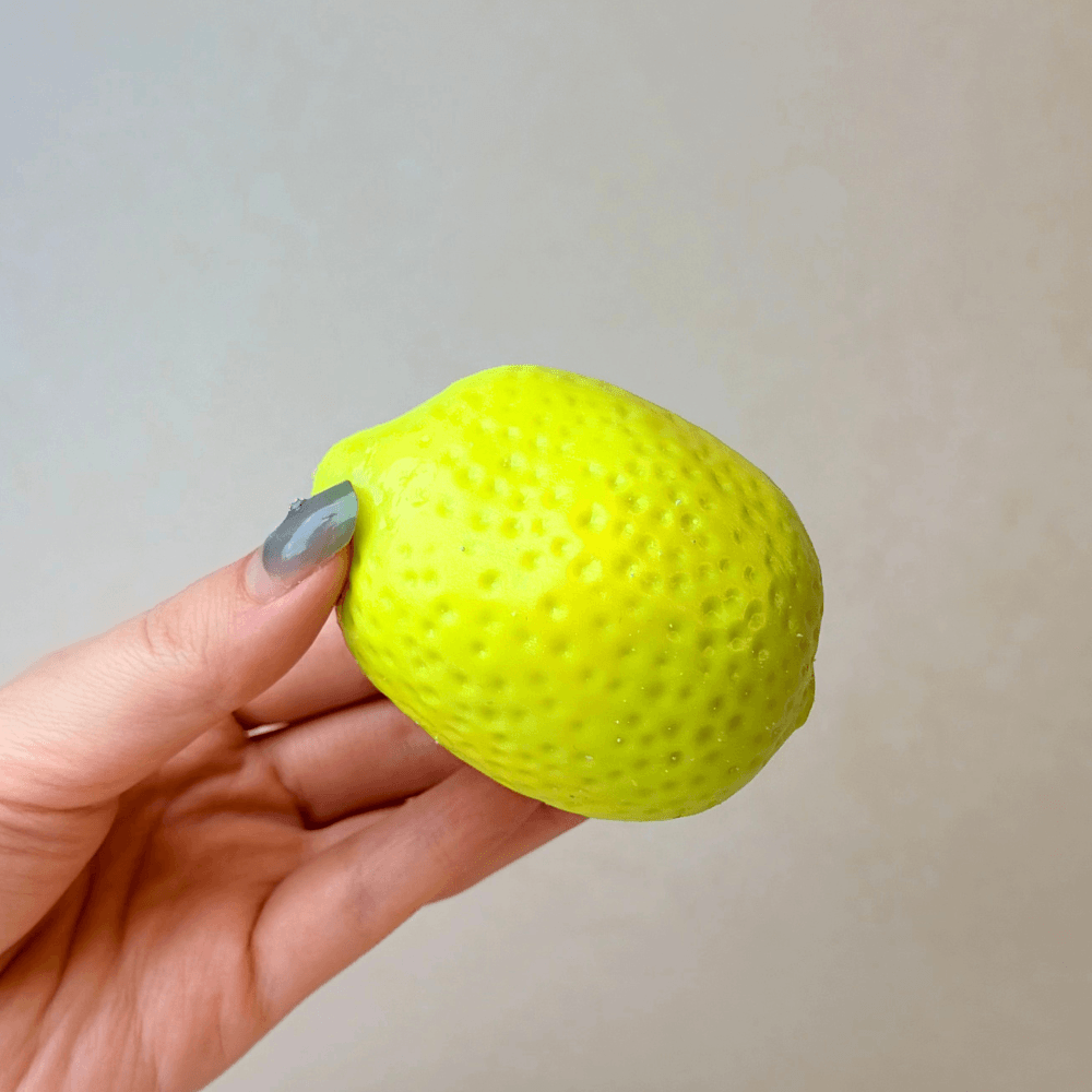 Crunchy Lemon Squishy – Block Filling | Squeeze & Color-Changing Fun