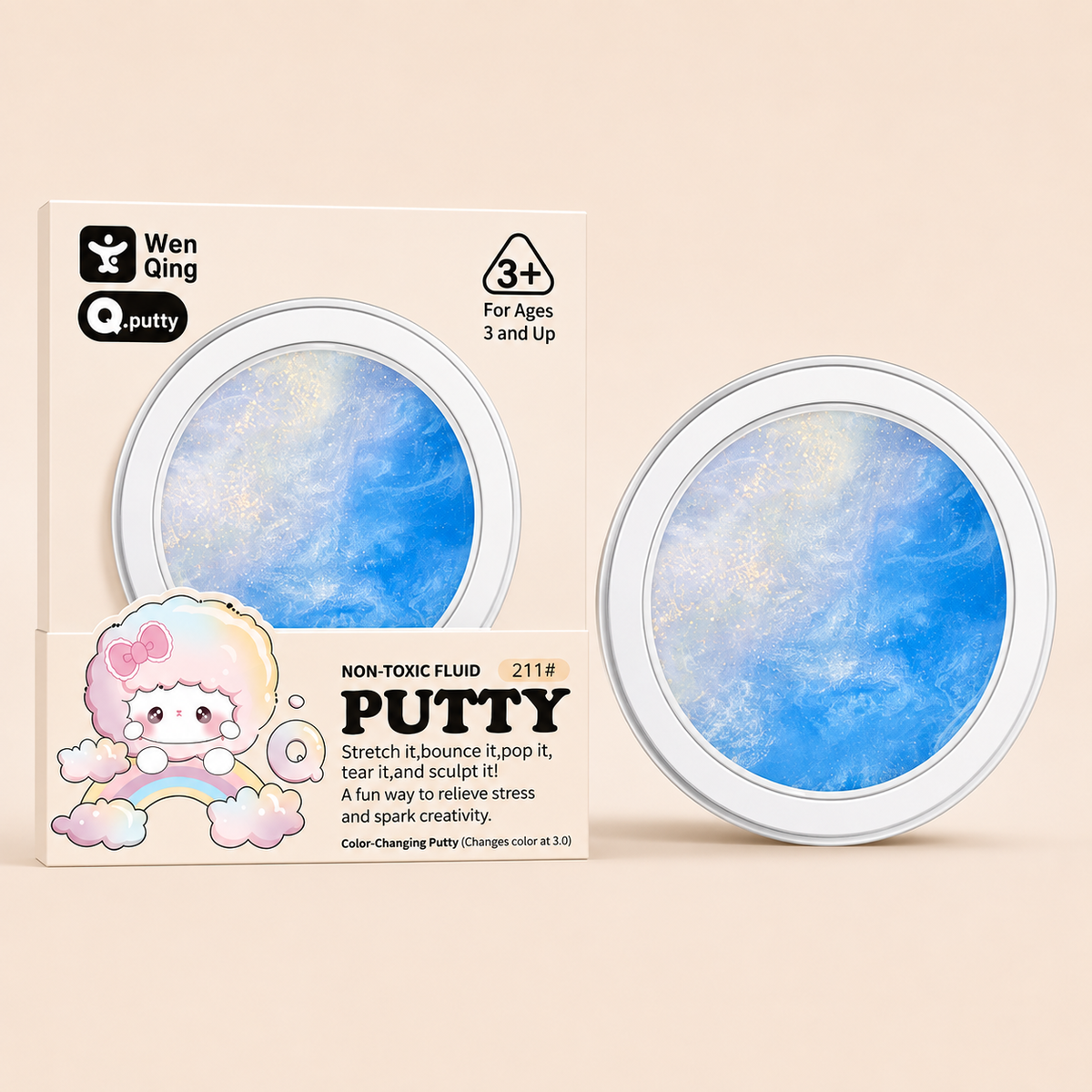 Crystal Clear Stress Relief Putty
