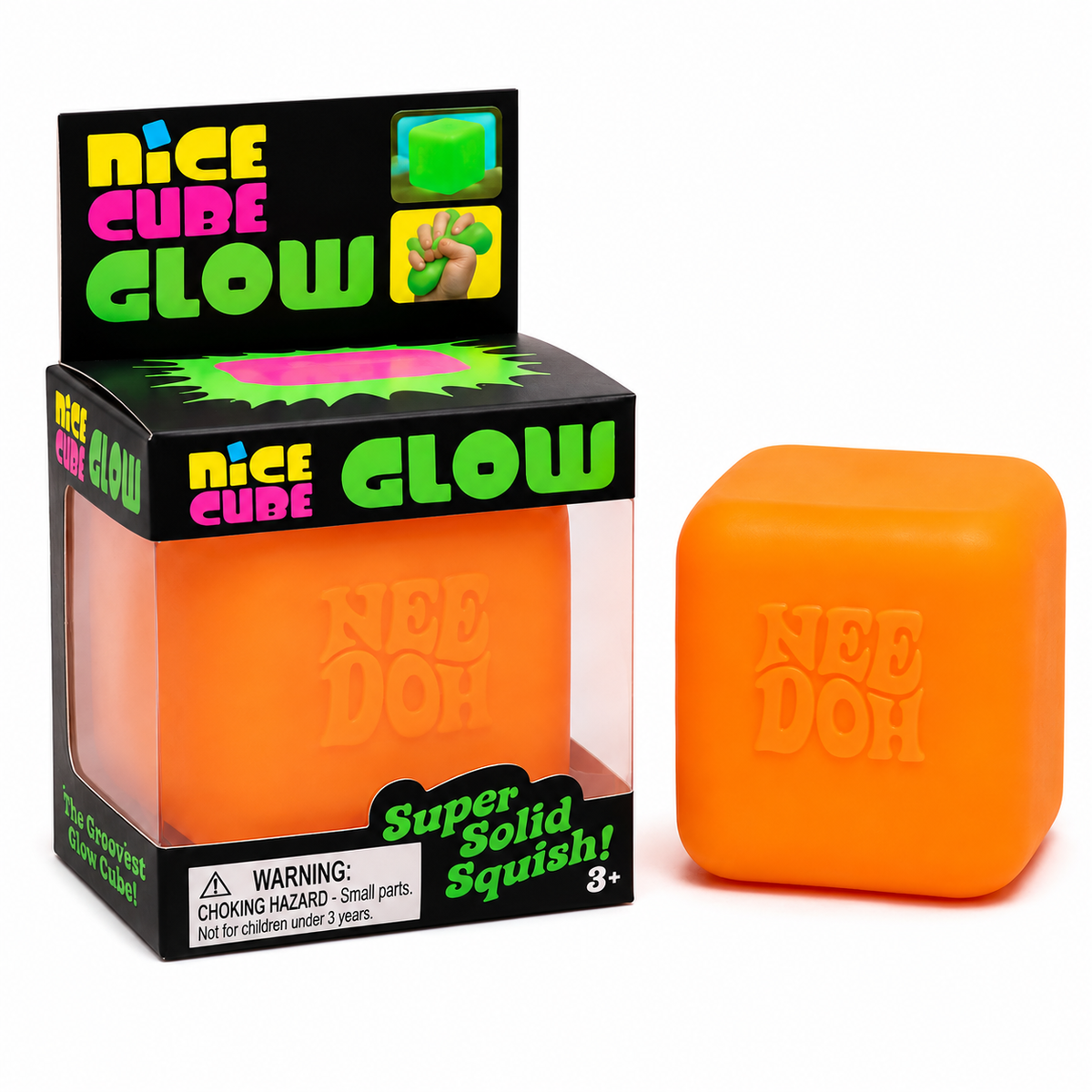 Glow in the Dark Nice Cube Squishy Toy
