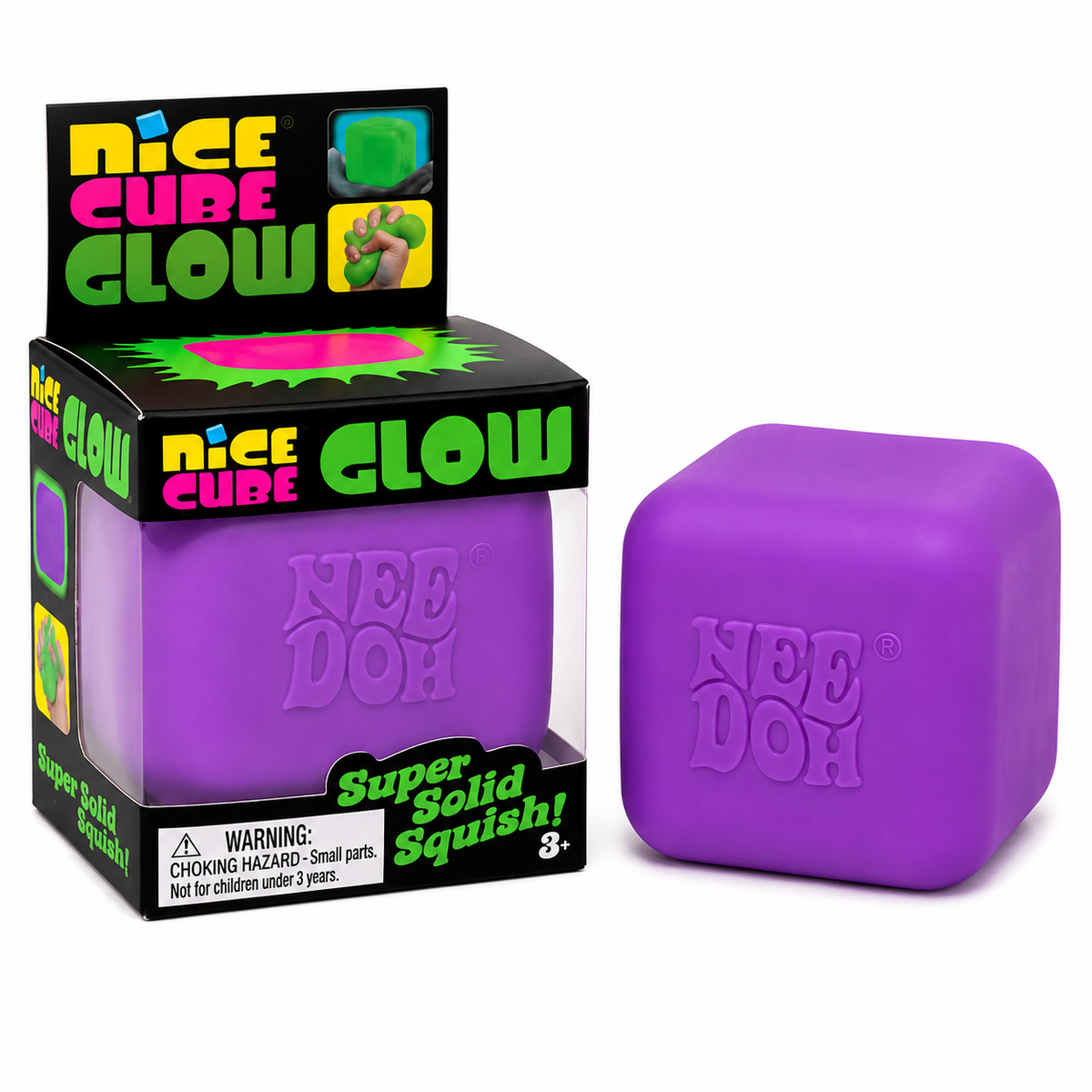 Glow in the Dark Nice Cube Squishy Toy