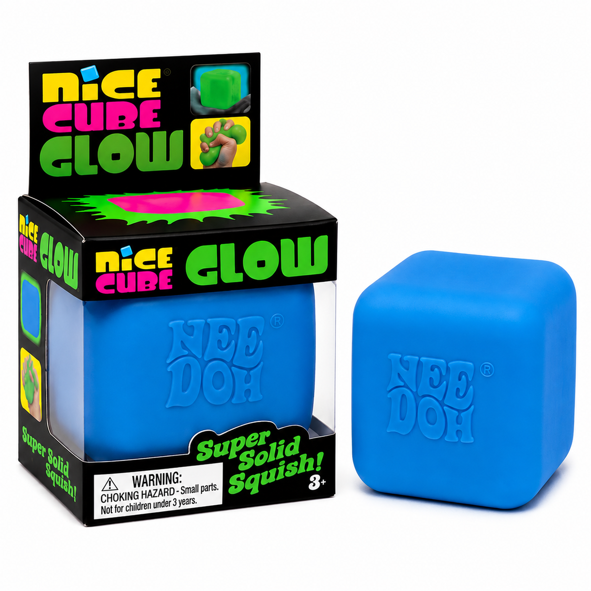 Glow in the Dark Nice Cube Squishy Toy