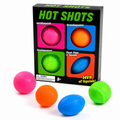Colorful 4in1 Hot Shot Squishy Toy Set