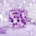 Glitter Snowflake Squeeze Cube