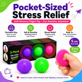 Spike Ball Squishy - Set of 3
