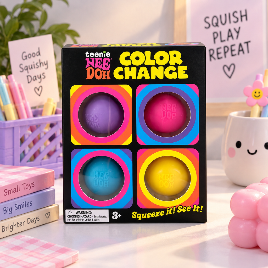 Color Changing 4-Ball Set Squeeze Toy