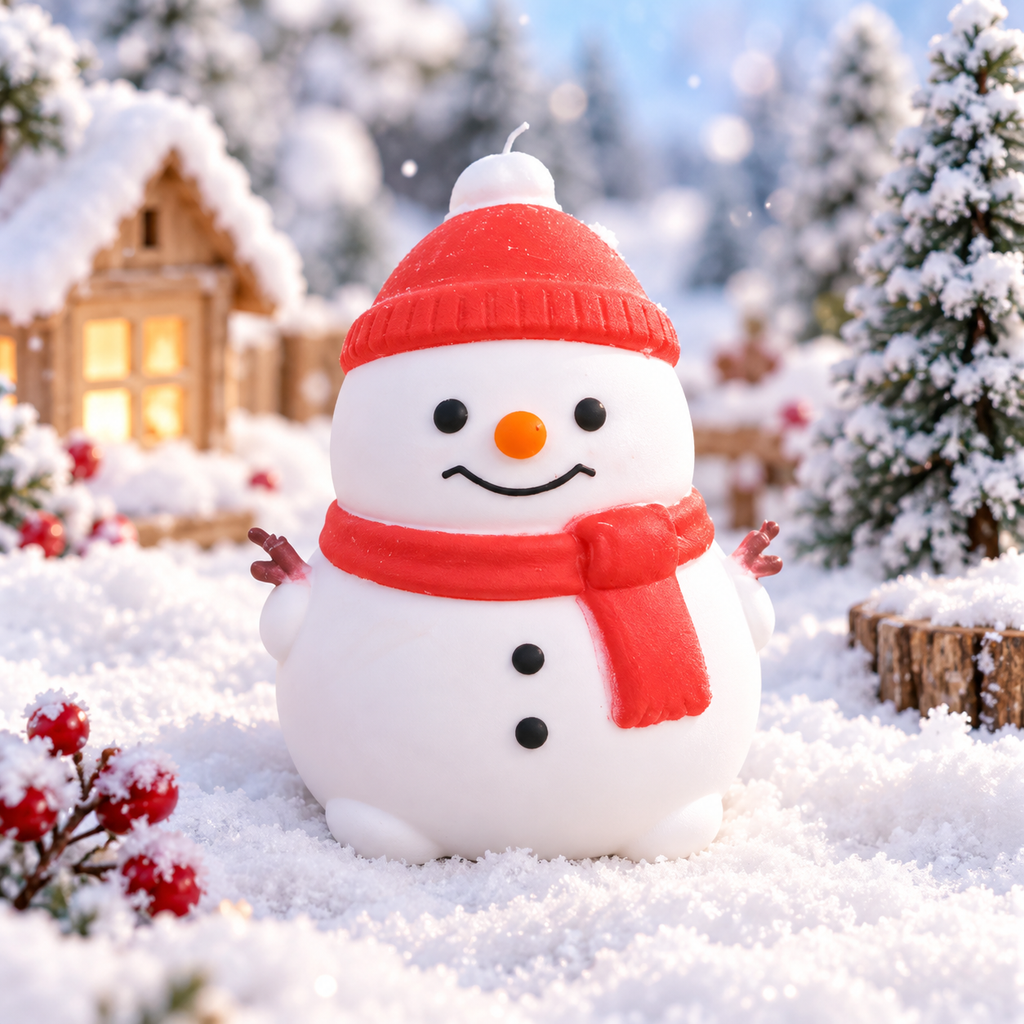 Christmas Snowman Squishy Toy