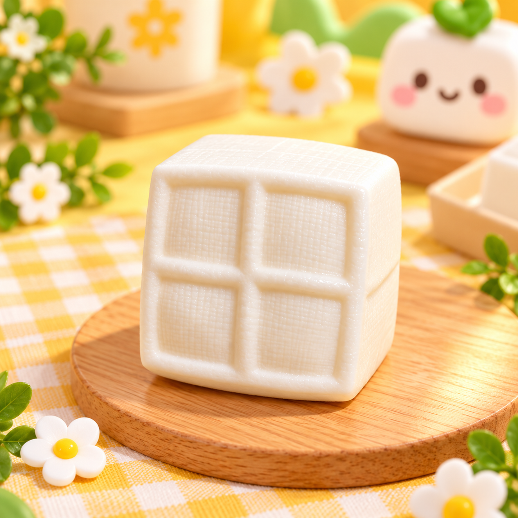 Tofu Block Squishy Toy