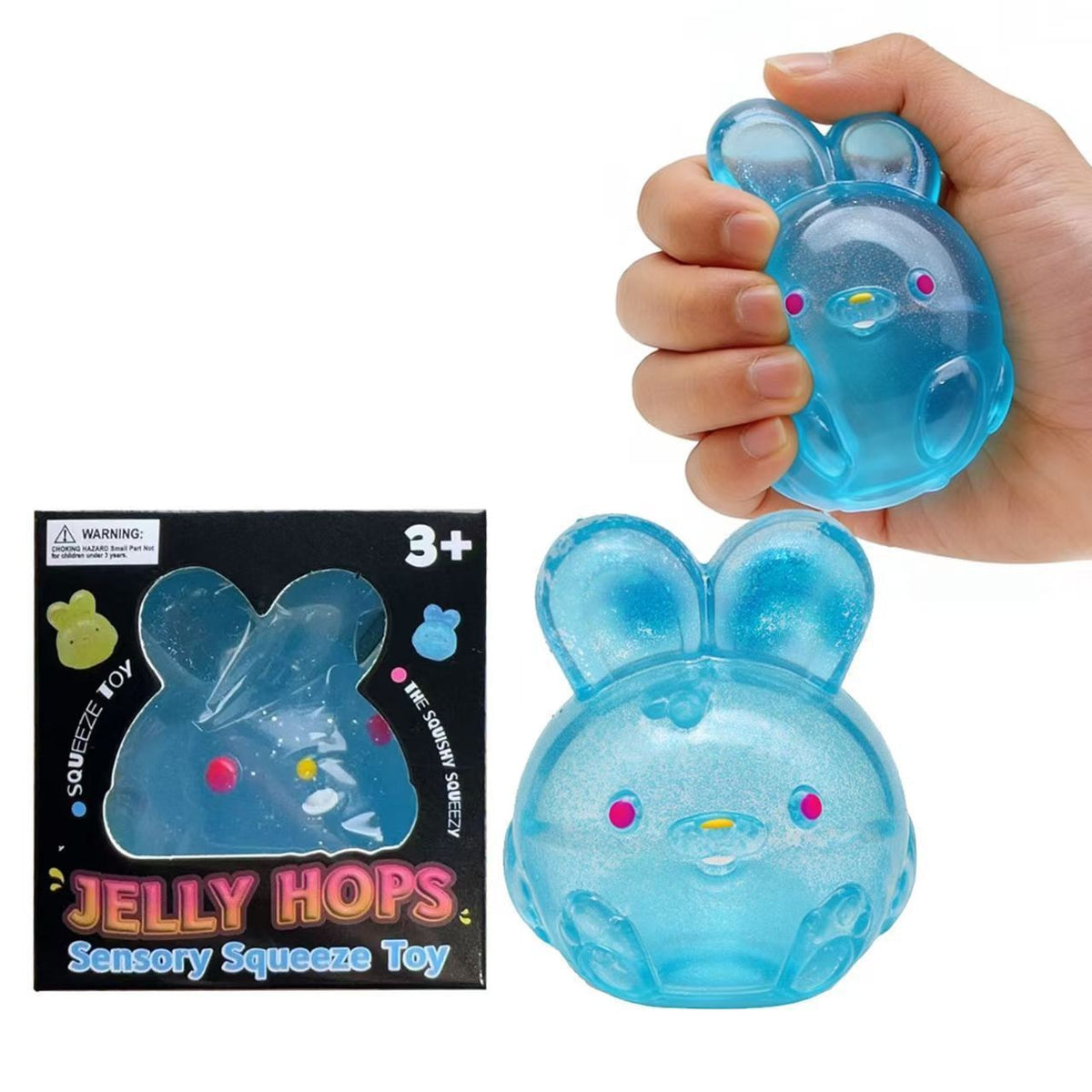 Colored Rabbit Decompression Squeeze Toy