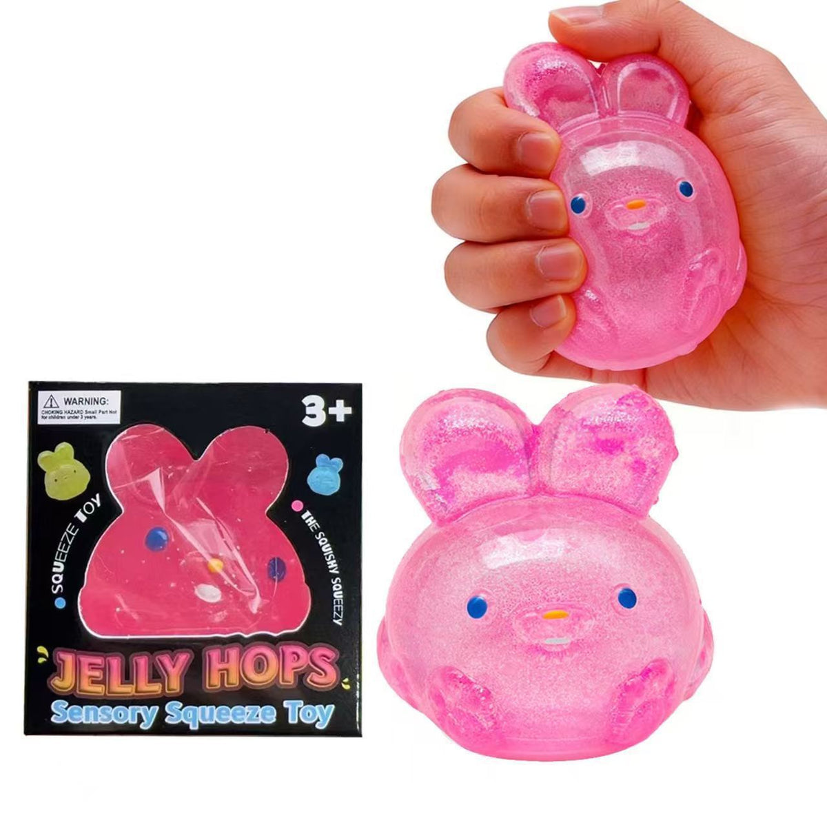 Colored Rabbit Decompression Squeeze Toy