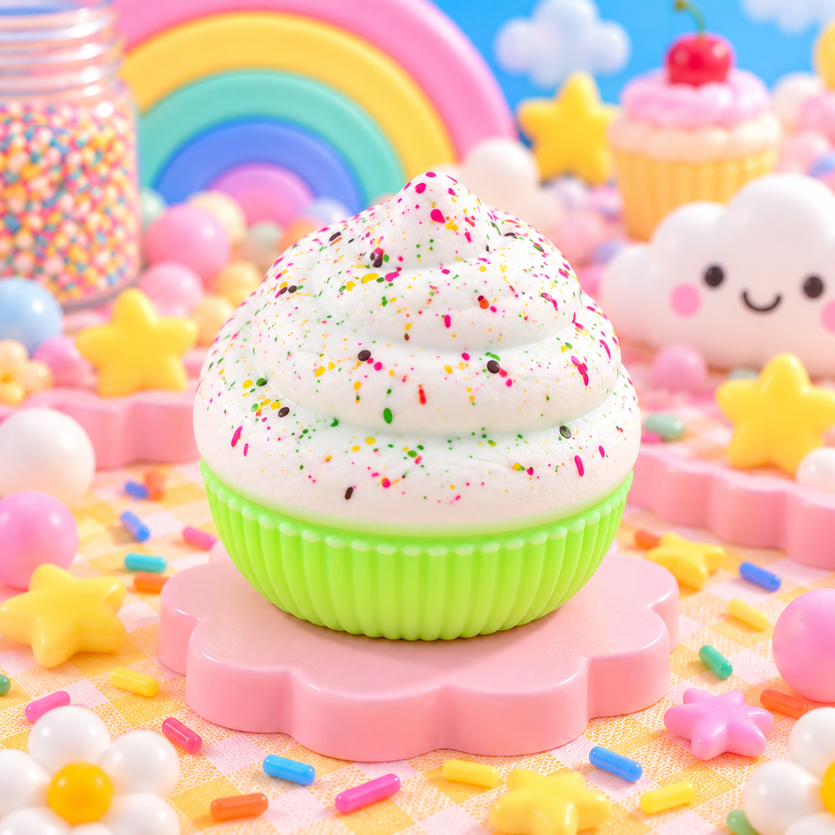 Cute Ice Cream Squishy Toy