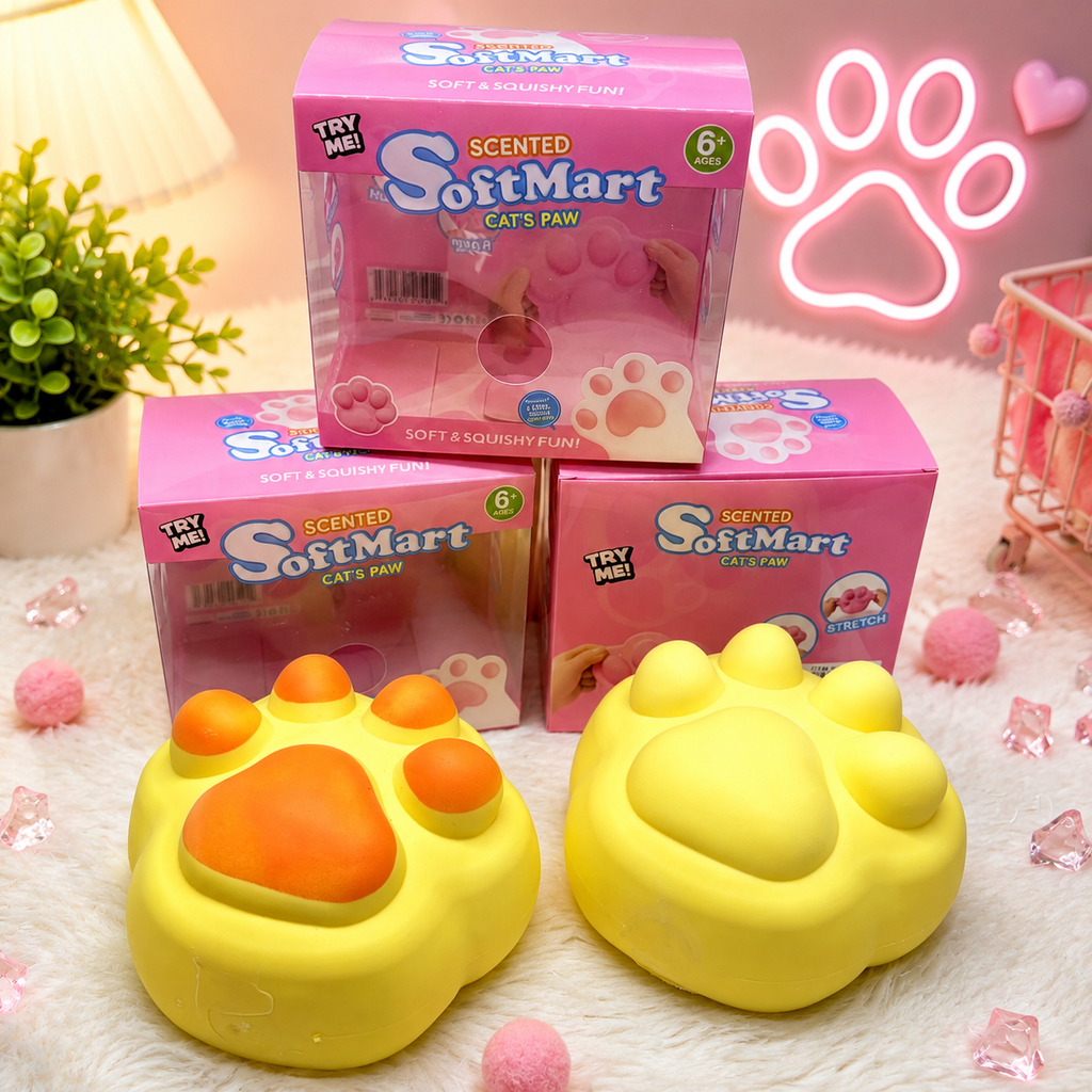 Scented Cat Paw Stress Relief Squishy