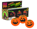 NeeDoh Teenie Jack Glow Lanterns – Glow in the Dark Pumpkin Squishies 3 Pack
