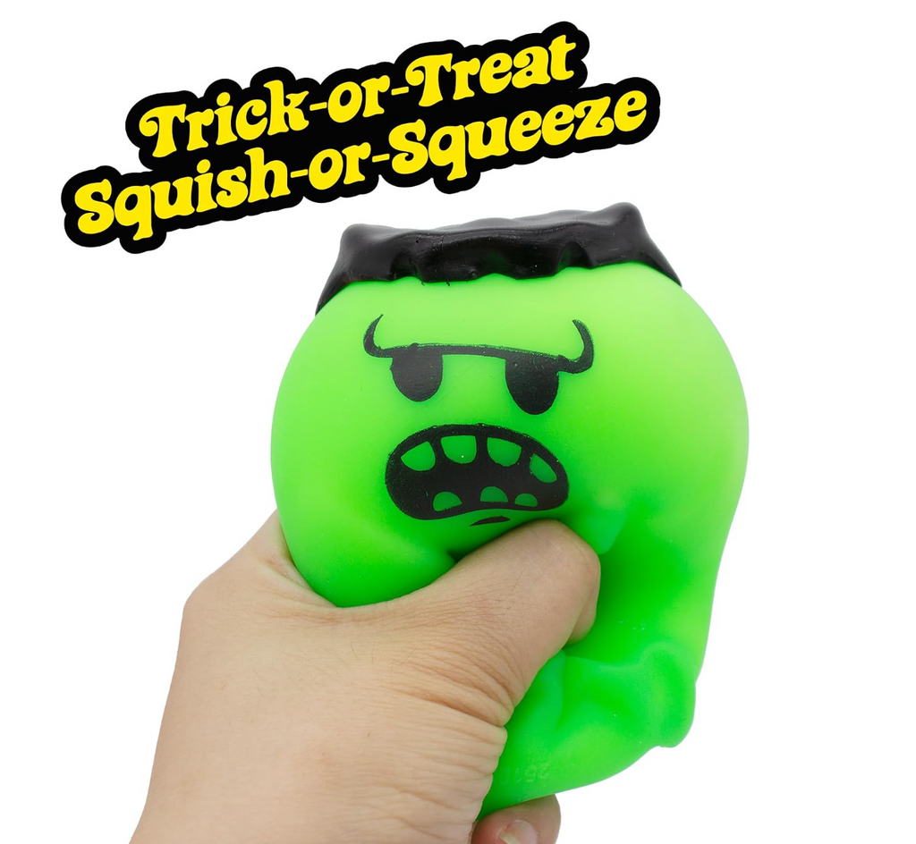 NeeDoh Jack Glow Lantern – Glow in the Dark Pumpkin Squishy Toy