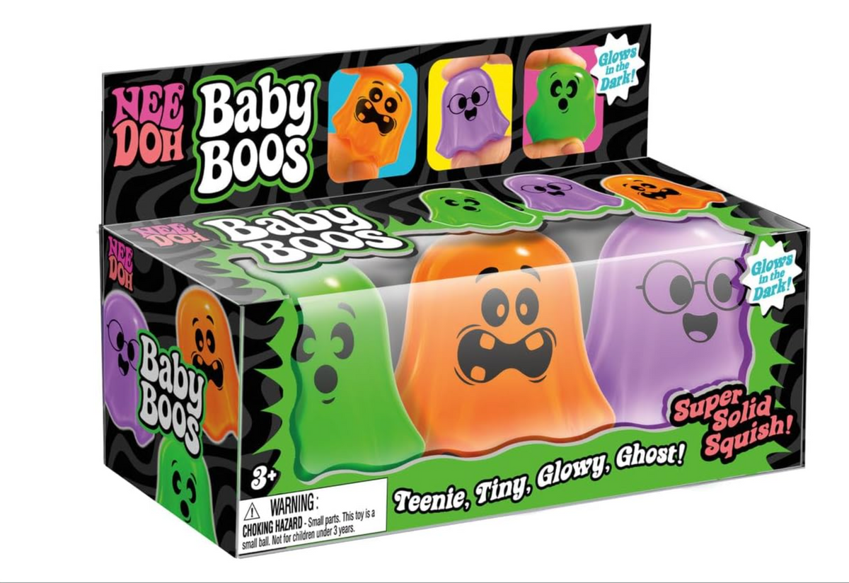 Schylling NeeDoh Baby Boos – Halloween Ghost Squishy Sensory Toys