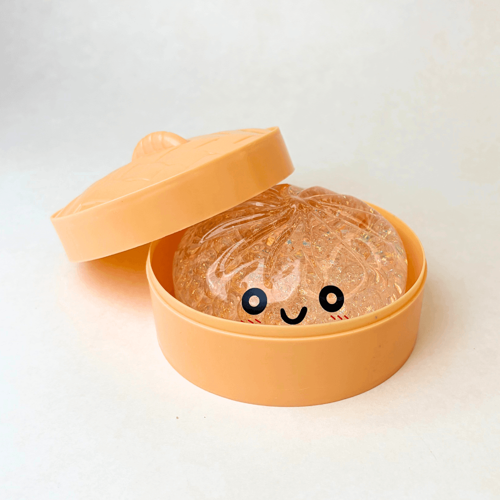 Mystery Color Dumpling Toy - Acrylic Hard Shell, Non-Squeezabl