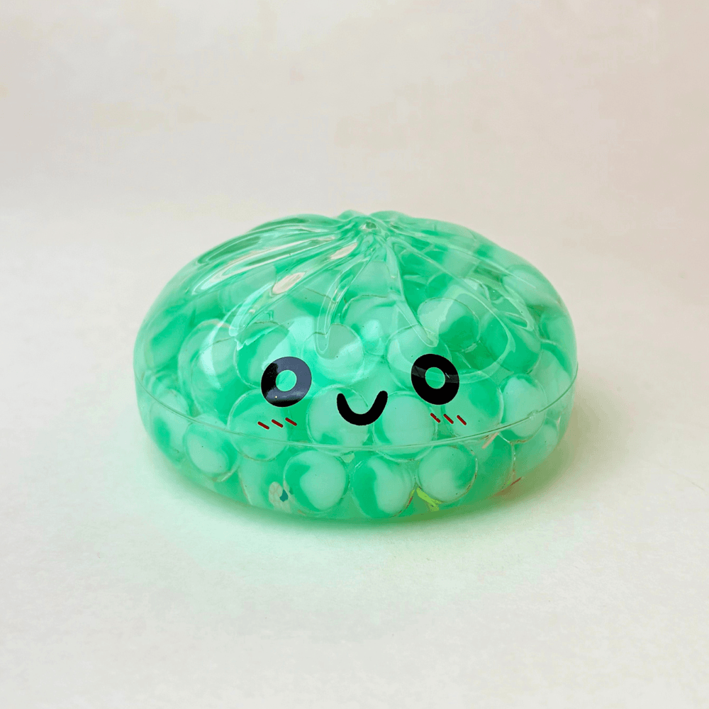 Mystery Color Dumpling Toy - Acrylic Hard Shell, Non-Squeezabl