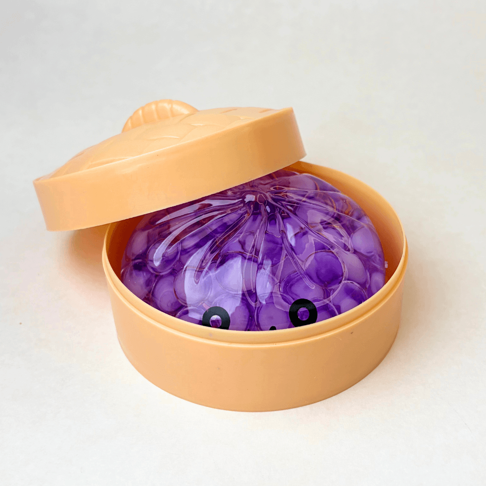 Mystery Color Dumpling Toy - Acrylic Hard Shell, Non-Squeezabl