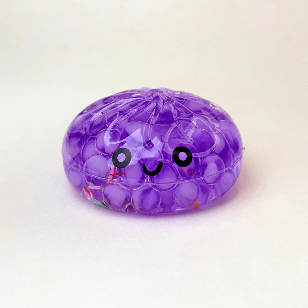 Mystery Color Dumpling Toy - Acrylic Hard Shell, Non-Squeezabl