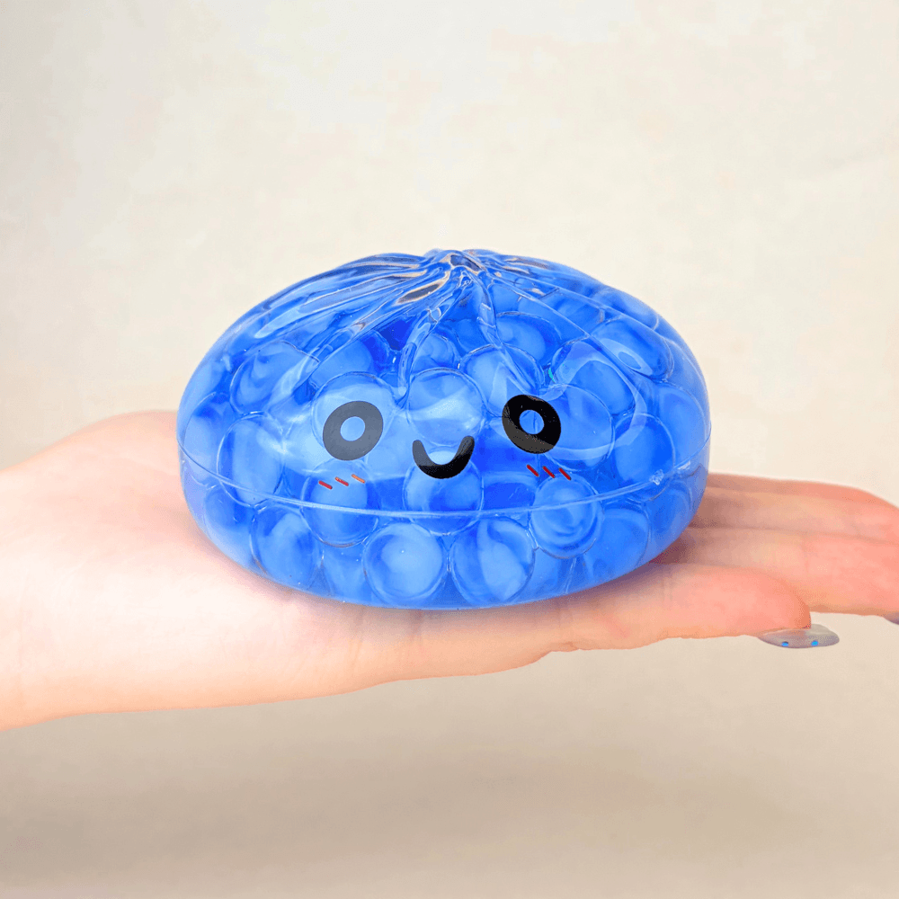 Mystery Color Dumpling Toy - Acrylic Hard Shell, Non-Squeezabl