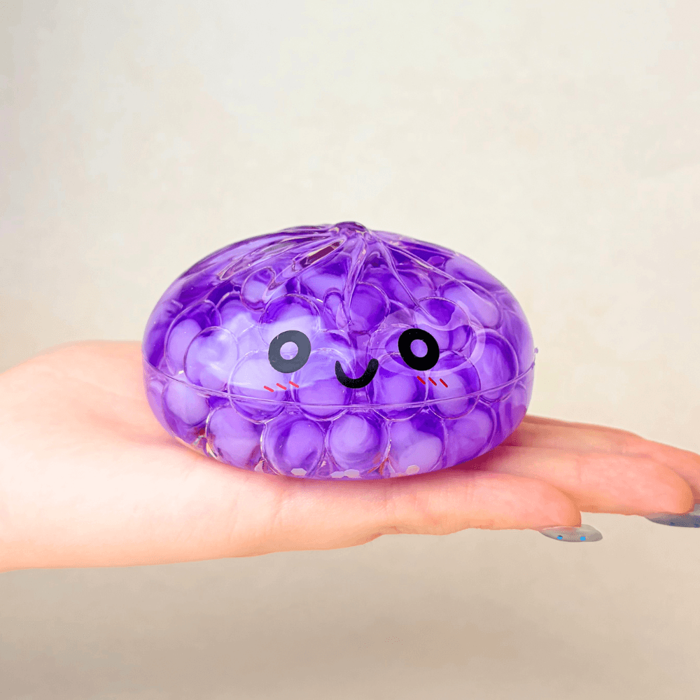 Mystery Color Dumpling Toy - Acrylic Hard Shell, Non-Squeezabl