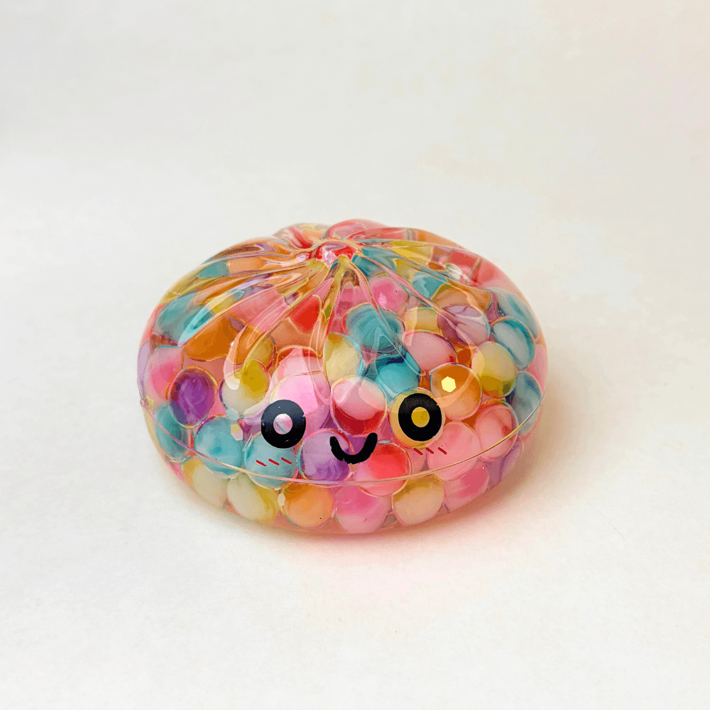 Mystery Color Dumpling Toy - Acrylic Hard Shell, Non-Squeezabl