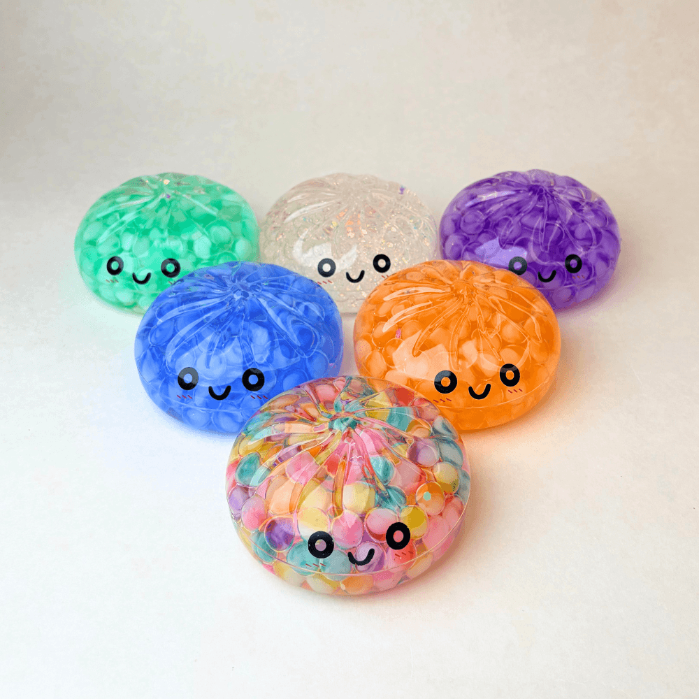 Mystery Color Dumpling Toy - Acrylic Hard Shell, Non-Squeezabl