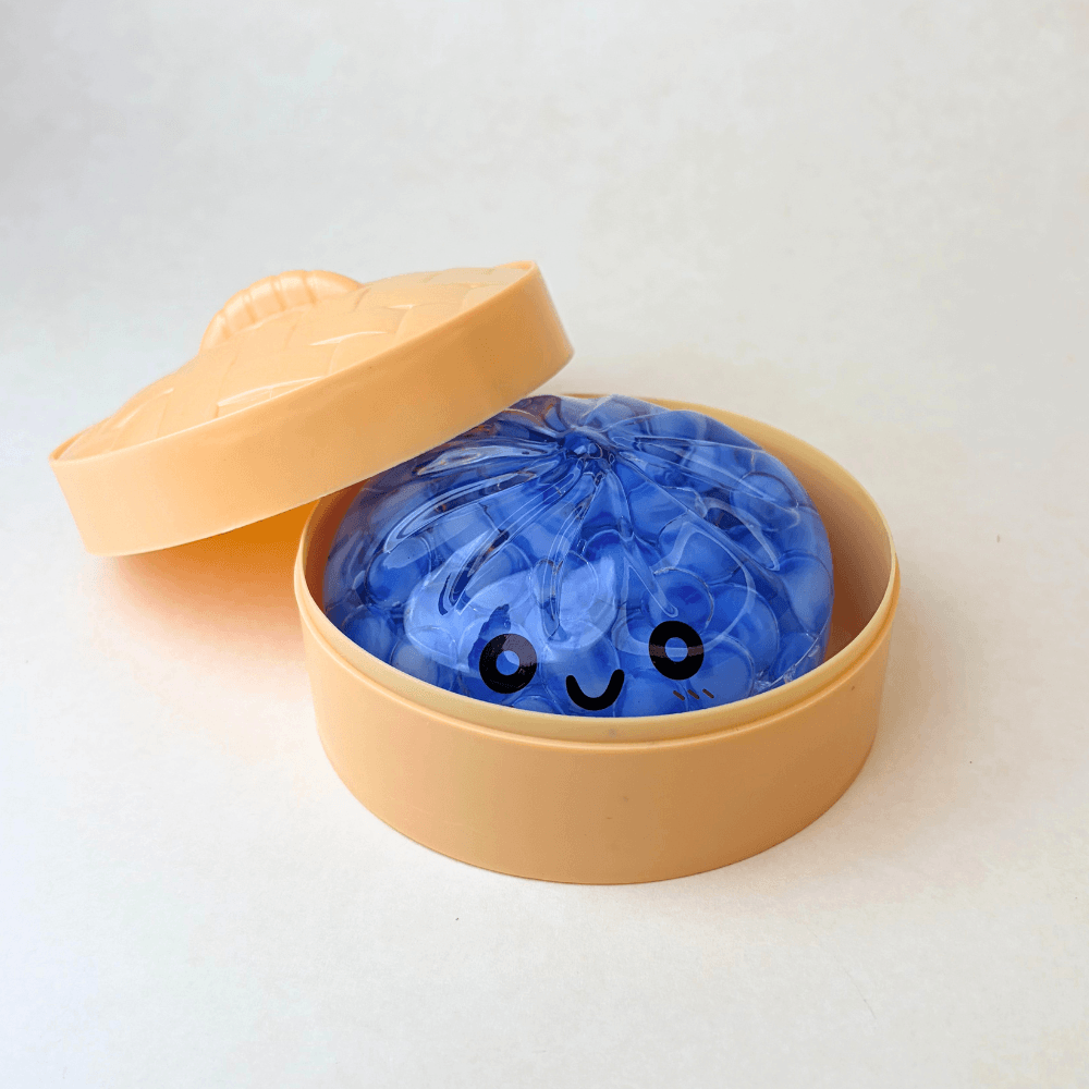 Mystery Color Dumpling Toy - Acrylic Hard Shell, Non-Squeezabl