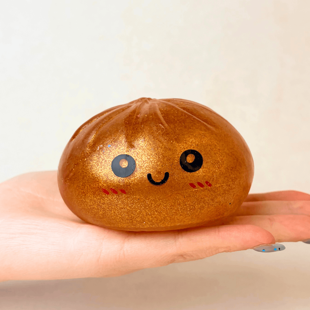Glitter Gel-Filled Dumpling Squishy