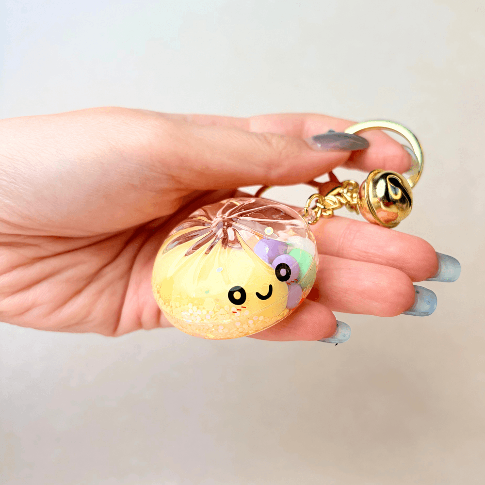 Mystery Dumpling Keychain - Hard shell not squeezable