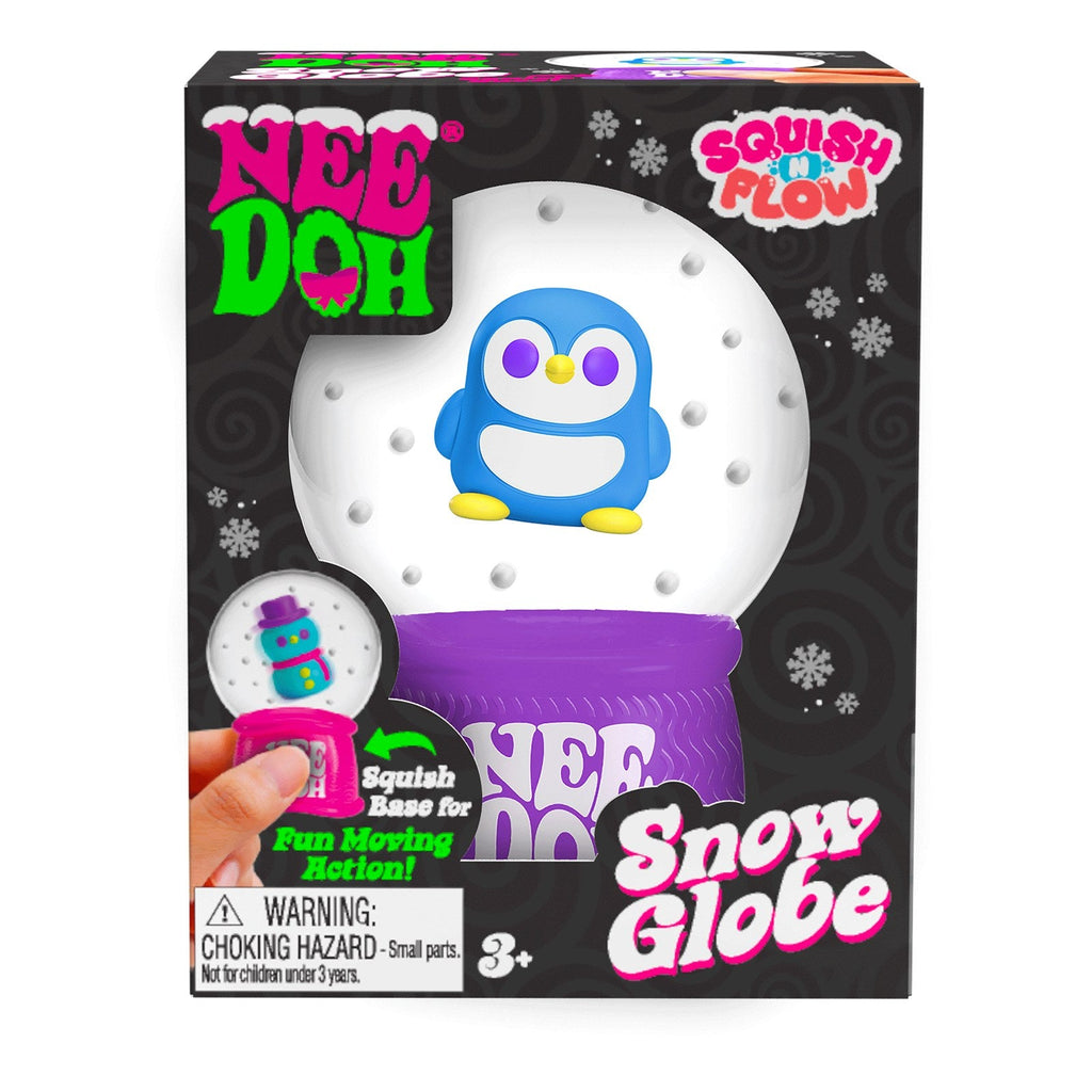NeeDoh Squish N Flow Snow Globe