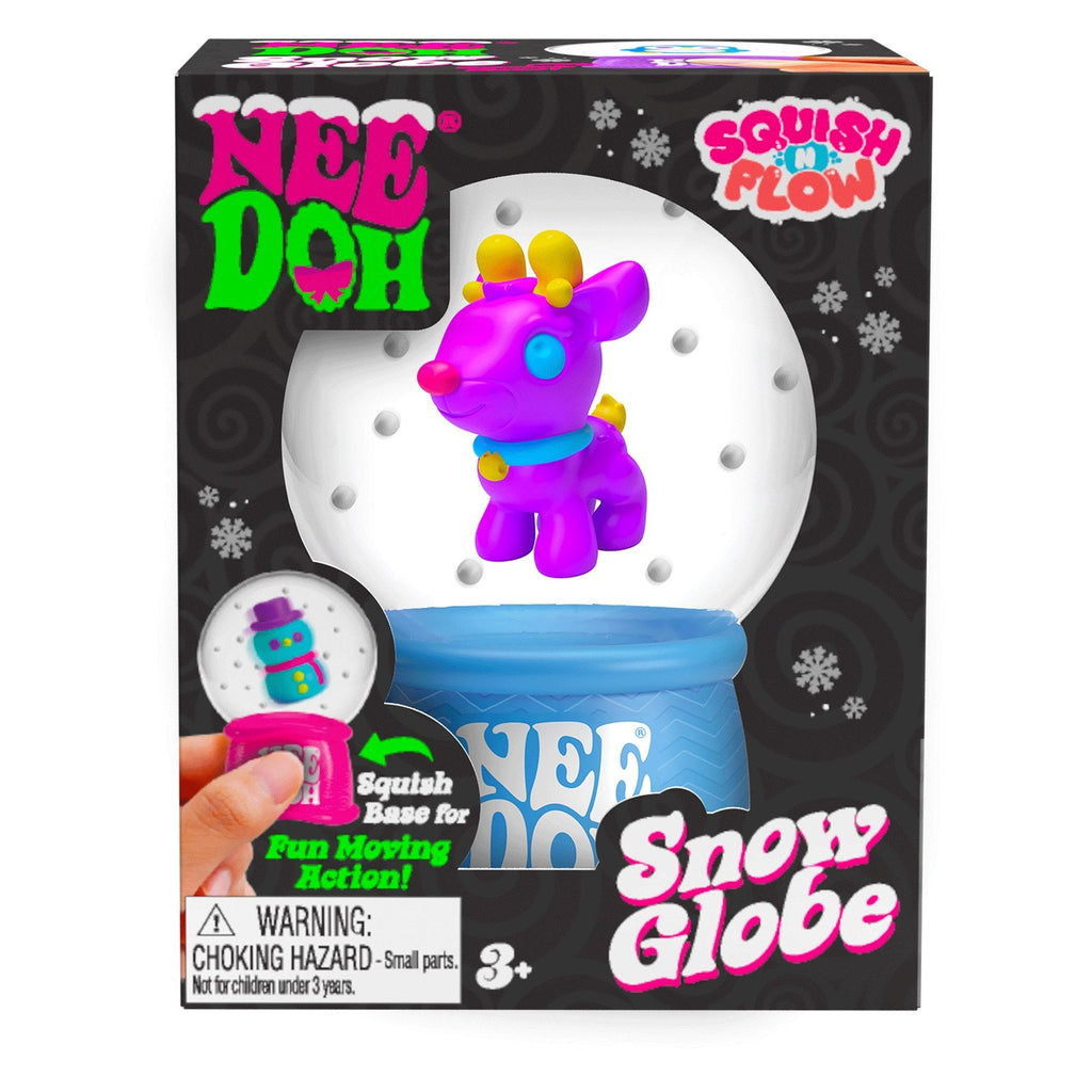 NeeDoh Squish N Flow Snow Globe