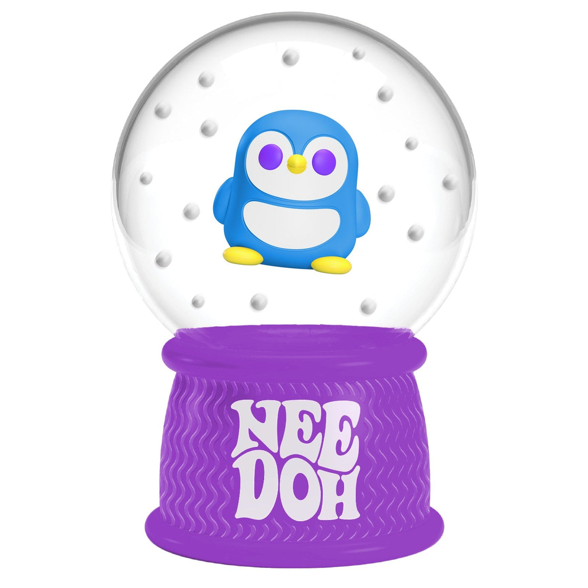 NeeDoh Squish N Flow Snow Globe