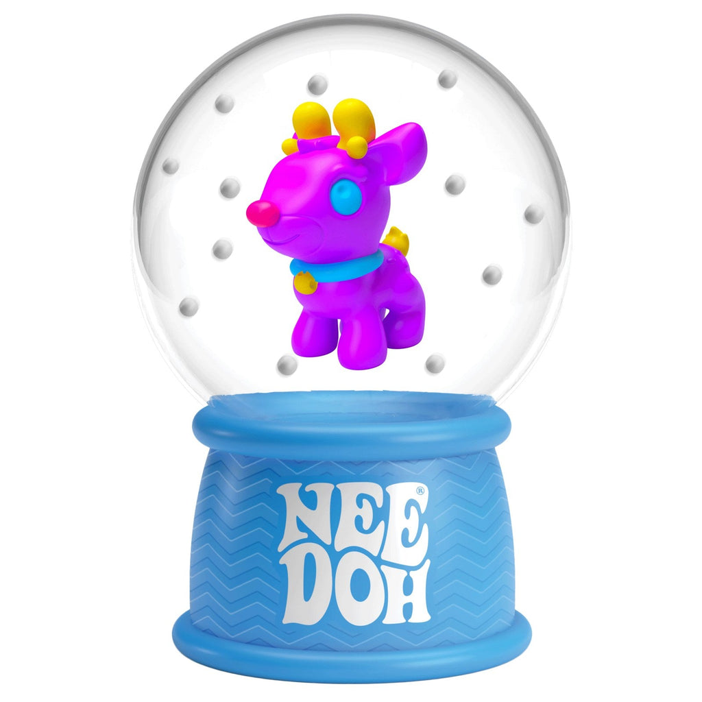 NeeDoh Squish N Flow Snow Globe