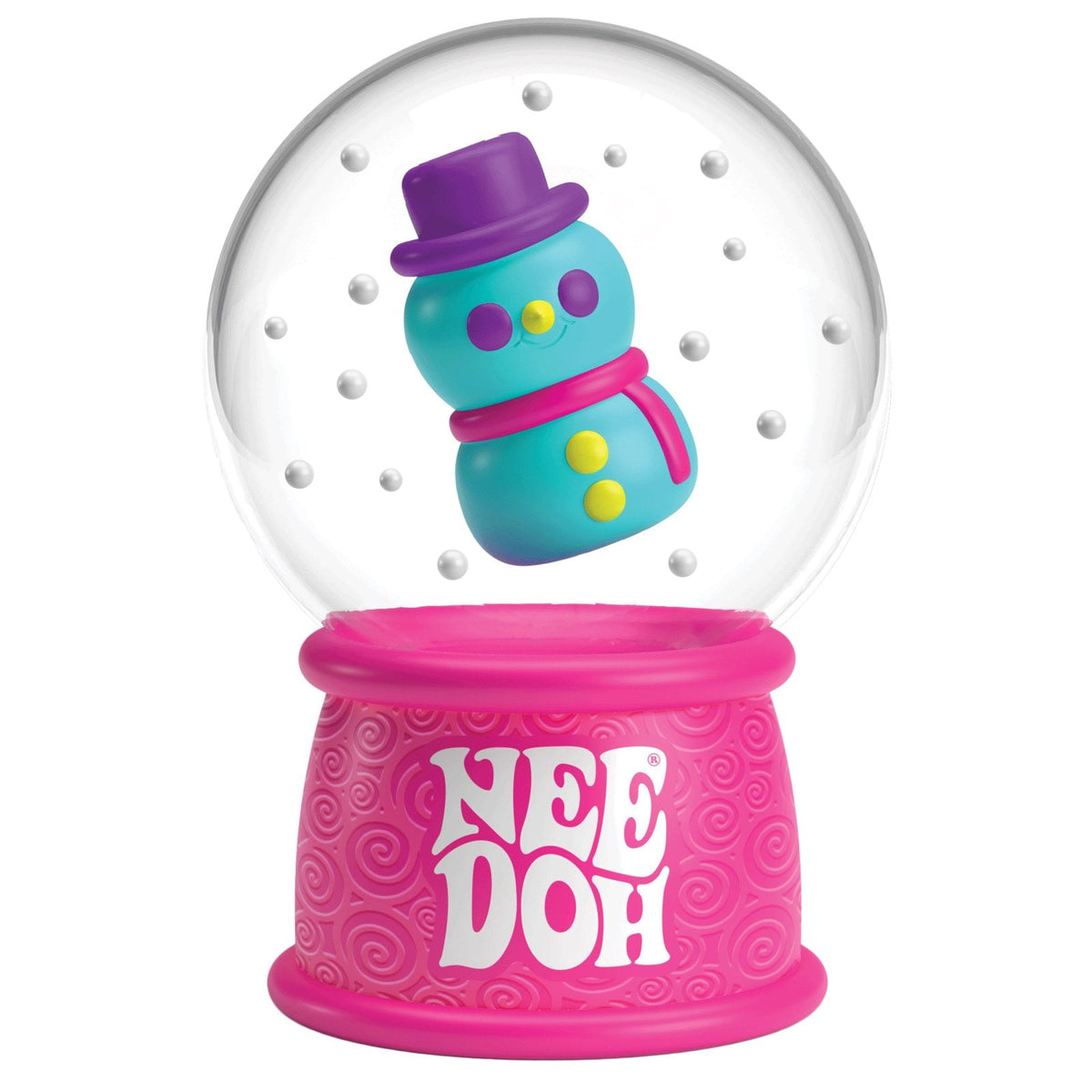 NeeDoh Squish N Flow Snow Globe