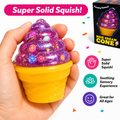 Sparkly Ice Cream Cone Squishy Toy