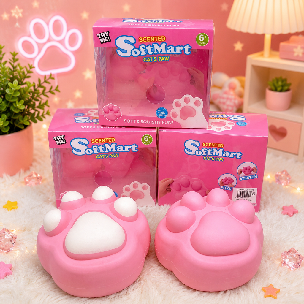 Scented Cat Paw Stress Relief Squishy